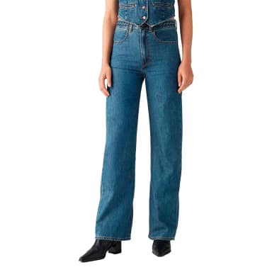 levi´s ® ribcage wide leg braided jeans