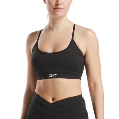 reebok спортивный бюстгальтер kendal core strappy