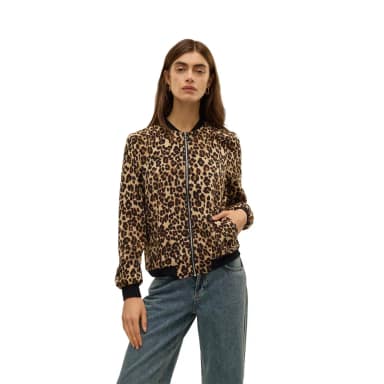 vero moda coco aop bomber jacket