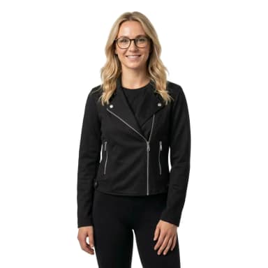 vero moda jose short leather jacket