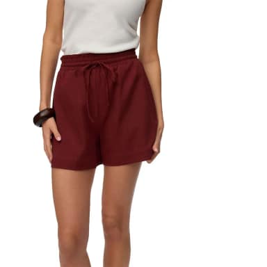 vero moda mymilo paperbag high waist shorts