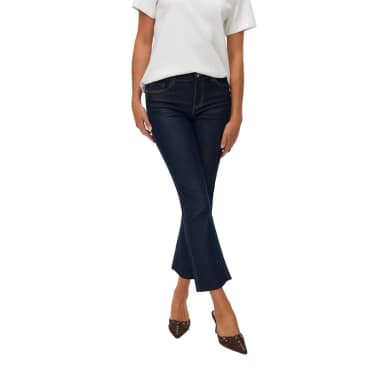 vero moda sheila kick flare fit jeans