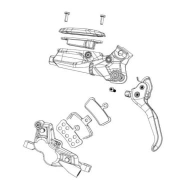sram суппорт дискового тормоза rival axs e1 flat mount