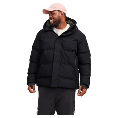 jack & jones alpha puffer plus size jacket