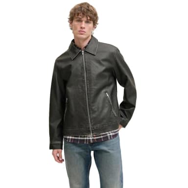 jack & jones casablanca leather jacket