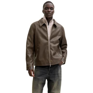 jack & jones casablanca leather jacket