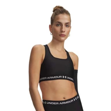 under armour спортивный бюстгальтер средней поддержки crossback