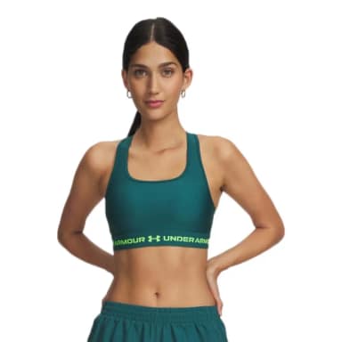 under armour спортивный бюстгальтер средней поддержки crossback