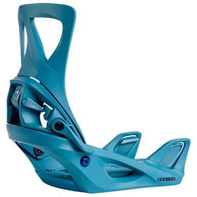 burton re flex woman step on snowboard bindings