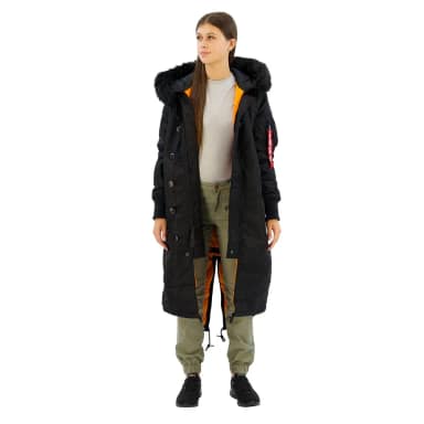 alpha industries long fishtail jacket