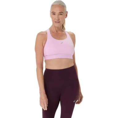 asics спортивный топ с высокой поддержкой road compression