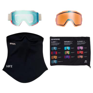 anon sync+lens+mfi face mask ski goggles