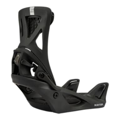 burton escapade woman step on snowboard bindings