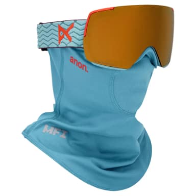 anon m5s+bonus lens+mfi face mask ski goggles
