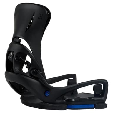 burton eacapade est woman step on snowboard bindings