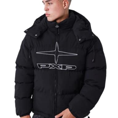 project x paris crinkle padded jacket