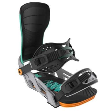 bent metal axtion snowboard bindings