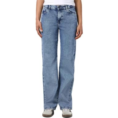 noisy may yolanda wide leg fit az358mb jeans