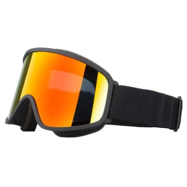 out of flat red mci ski goggles