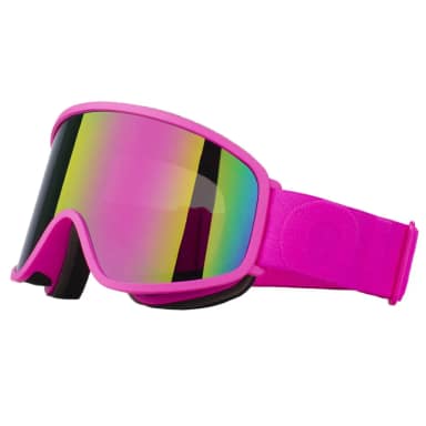out of flat ski goggles