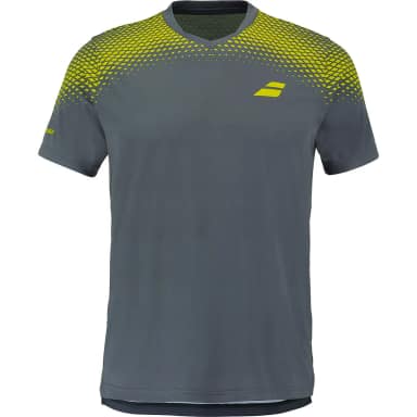 babolat футболка с коротким рукавом aero crew neck