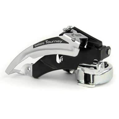 shimano передний переключатель tourney top-s dual-p 34.9 mm