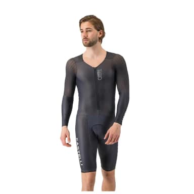castelli комбинезон для гонок с длинным рукавом body paint v tt