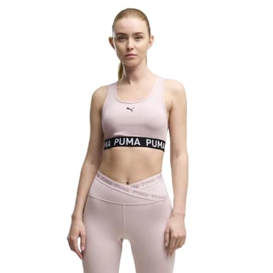 puma спортивный бюстгальтер средней поддержки 4keeps