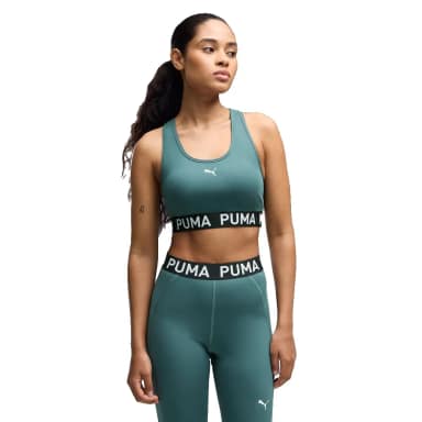 puma спортивный бюстгальтер средней поддержки 4keeps