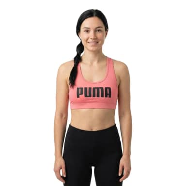 puma спортивный бюстгальтер 4keeps logo