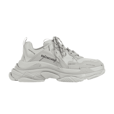 balenciaga triple s sneaker 'allover logo - grey' 2020