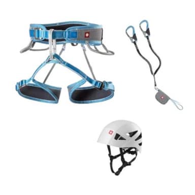 ocun twist tech eco captur lite swivel shard via ferrata set