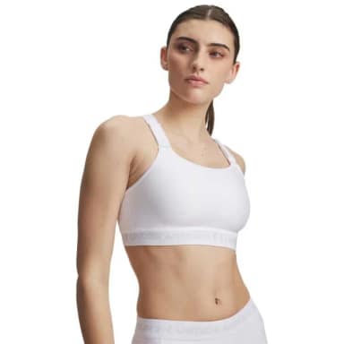 under armour спортивный бюстгальтер с высокой степенью поддержки heatgear