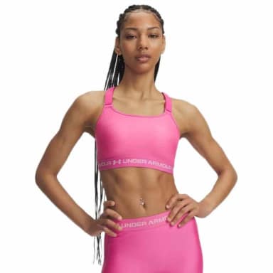 under armour спортивный бюстгальтер с высокой степенью поддержки heatgear