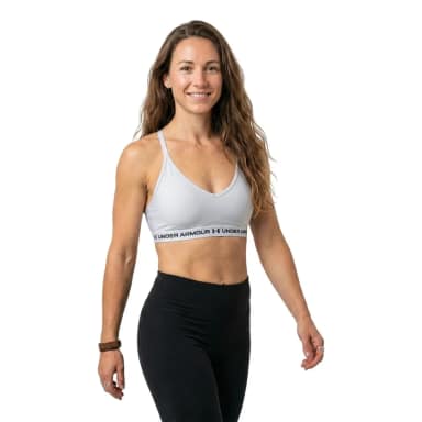 under armour спортивный бюстгальтер с низкой степенью поддержки crossback low strappy