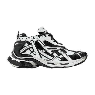balenciaga runner sneaker 'black white'