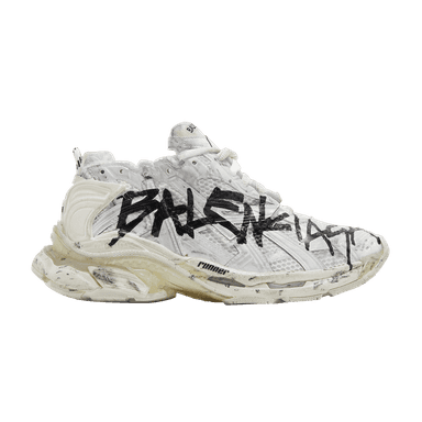 balenciaga runner sneaker 'graffiti - white black'