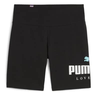 puma ess+ love wins biker short leggings