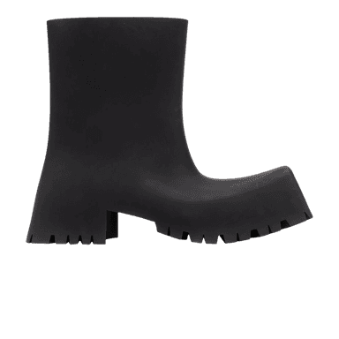 balenciaga trooper rubber boot 'black'