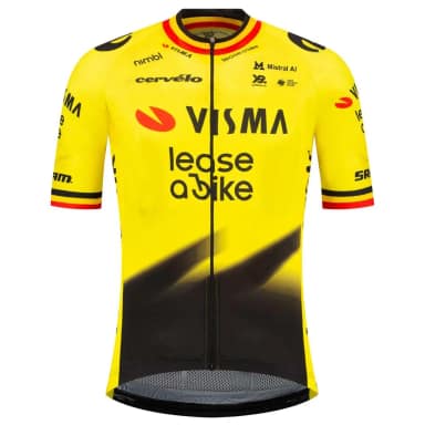 tvl футболка с коротким рукавом team visma lase a bike replica former belgian campion 2026