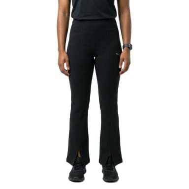 puma her rib flared leggings