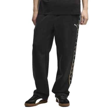 puma essential elevated tape relaxed op sweat pants