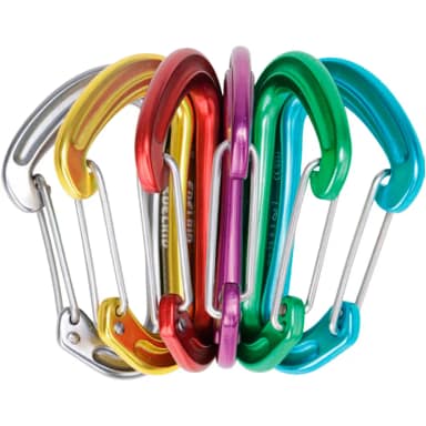 edelrid nineteen g snap hook assorted 6 units