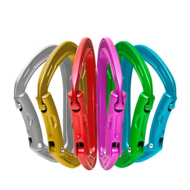 edelrid mission ii snap hook assorted 6 units