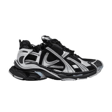 balenciaga runner sneaker 'black silver'
