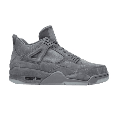 air jordan kaws x air jordan 4 retro 'cool grey'
