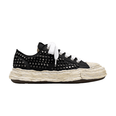 maison mihara yasuhiro peterson23 og sole studded canvas low 'black'
