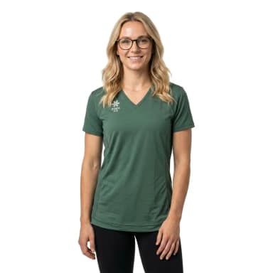 osaka платье с коротким рукавом v neck tech