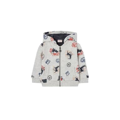 boboli fleece printed jacket