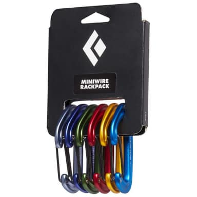 black diamond mini wire snap hook 6 units